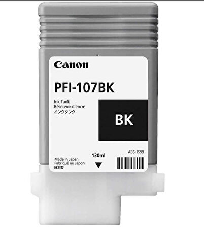 Canon PFI-107BK Siyah Orjinal Kartuş