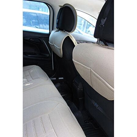 Kia Sportage Yeni Lüx Oto Koltuk Minderi Ön Arka 5'li Set 5STAR Serisi BEJ