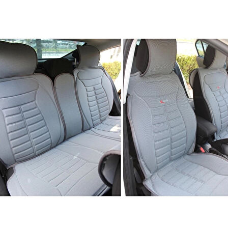 
Fiat Stilo Lüx Oto Koltuk Minderi Ön Arka 5'li Set 5STAR Serisi GRİ