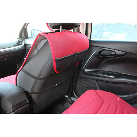 
Peugeot 207 Lüx Oto Koltuk Minderi Ön Arka 5'li Set 5STAR Serisi KIRMIZI
