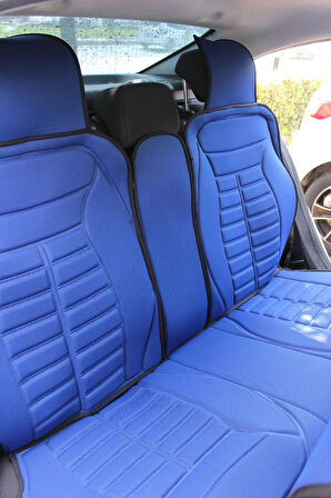 
Seat İbiza ESKİ Lüx Oto Koltuk Minderi Ön Arka 5'li Set 5STAR Serisi MAVİ