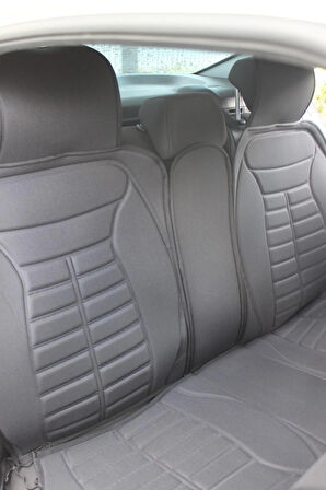 Seat Ateca Lüx Oto Koltuk Minderi Ön Arka 5'li Set 5STAR Serisi SİYAH