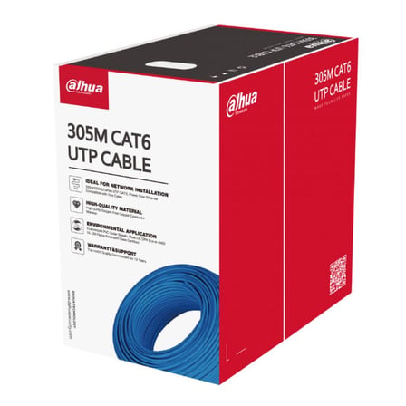 Dahua 305Metre Cat6 U/Utp Lszh Kablo Mavi Pfm923İ 6Un C Blue