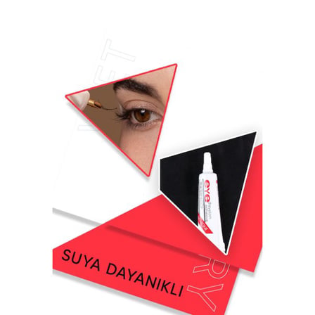 Özel Davet Kozmetik Ürün Günlük Kullanım Glue Su Geçirmez Kirpik Yapıştırıcısı Siyah Renk
