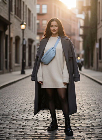 Puffy Sling:Hafif ve Hacimli Ayarlanabilir Cross-Body Bel Omuz Çantası