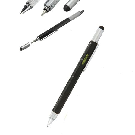 Fonksiyonlu Kalem Su Terazisi Tornavida Cetvel Dokunmatik