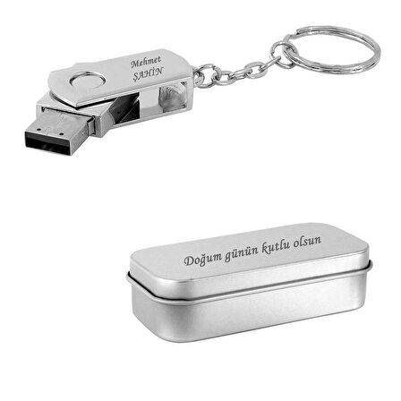 İsme Kişiye Özel 16 GB Usb Bellek Anahtarlık