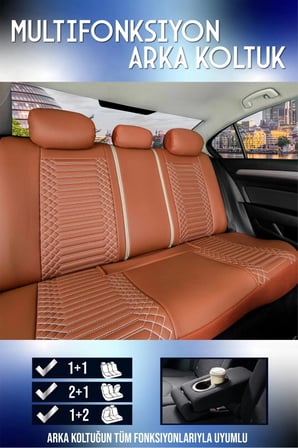 
Nissan Pulsar Lüx Deri OTO KOLTUK KILIFI Ön Arka Takım Set EXCLUSİVE TARÇIN