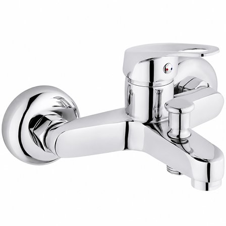 Purvex Home Mix Banyo Bataryası - Pirinç Gövde Krom Kaplama Aç-Kapa Banyo Musluğu (48 Ay Garantili)