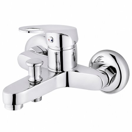 Purvex Home Mix Banyo Bataryası - Pirinç Gövde Krom Kaplama Aç-Kapa Banyo Musluğu (48 Ay Garantili)