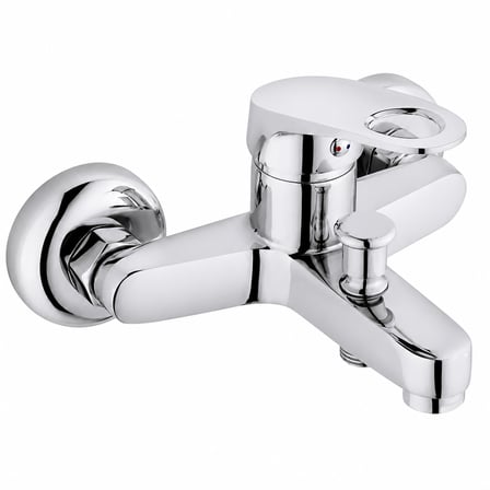 Purvex Home Mix Banyo Bataryası - Pirinç Gövde Krom Kaplama Aç-Kapa Banyo Musluğu (48 Ay Garantili)