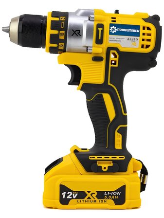 Prohummer PH239 XR 58Vf Akülü Darbesiz Vidalama Matkap Seti - Çift Akülü Sarı