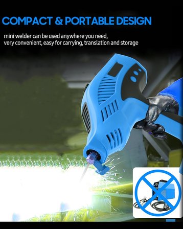Prohummer PH254 Mavi Elektrikli El Tipi Kaynak Makesi - İnvertör Arc Kaynak Makinesi (Mavi)