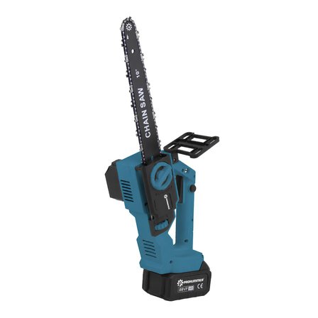 Prohummer PH341 Akülü Kömürsüz 15cm Pala ve Zincir Otomatik Yağlamalı El Testeresi Ağaç Odun Dal Kesme Budama Çift Batarya 88Vf