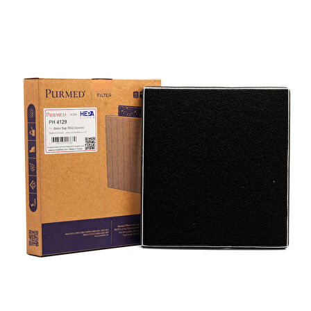 Purmed Sinbo Sap 5502 Hava Temizleyici Uyumlu Hepa + Karbon Filtre