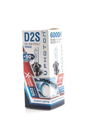 D2s 6000k Xenon Ampul +50 Fazla Işık