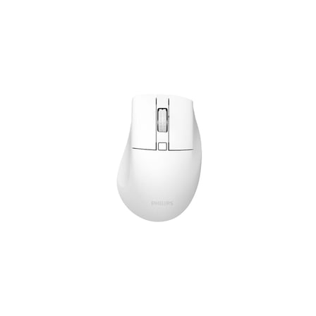 PHILIPS SPK7528W, SESSİZ, Beyaz, USB Nano  2,4Gh ve Bluetooth Kablosuz, 1600dpi, Optic, 3 Tuşlu Ergonamik Mouse