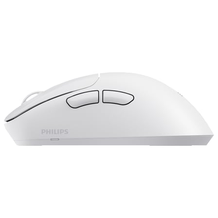 PHILIPS SPK9418W, EVNIA, Beyaz, USB Nano 2,4Gh ve Bluetooth Kablosuz, 12.000dpi, Optic, 6 Programlanabilir Buton, Şarj Edilebilir, GAMING Mouse