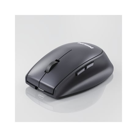 PHILIPS SPK7627K, Gri, USB Nano 2,4Gh ve Bluetooth Kablosuz, 1600dpi, Optic, 5 Tuşlu, Şarj Edilebilir, Mouse