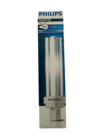 Philips 18W 827 2 Pinli PLC Ampul Sarı 2700K  (5 Adet)