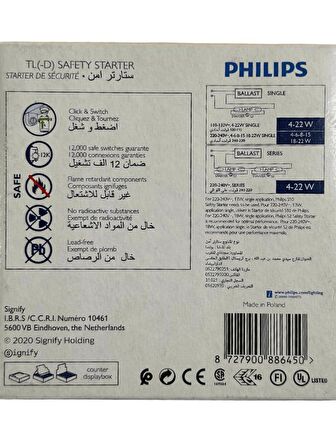 Philips S2 4W-22W Starter