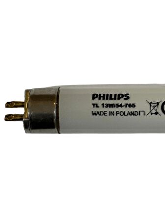 Philips 13W 765 6500K (Beyaz Işık) Floresan G5 Duylu T5 Floresan (2 Adet)