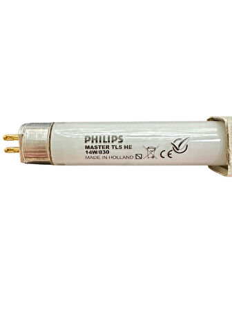 (1 Adet) Philips 14W 830 Sarı Işık (3000K) G5 Duylu T5 Floresan