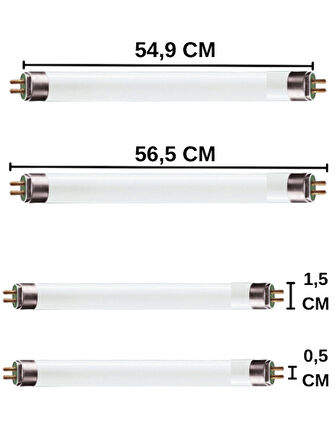 (1 Adet) Philips 14W 830 Sarı Işık (3000K) G5 Duylu T5 Floresan