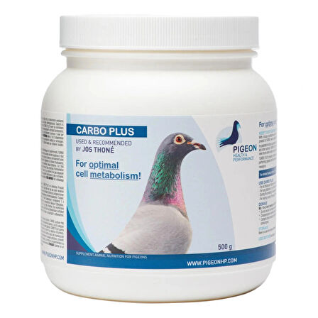 PIGEON Health Performance, CARBO Plus 500 Gr. (Güvercin Genel Bakım Ürünüdür.)