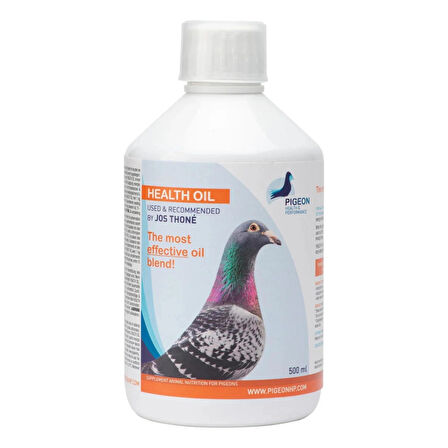 PIGEON Health Performance, HEALTH OIL 500 ml. (Güvercin Genel Bakım Ürünüdür.)