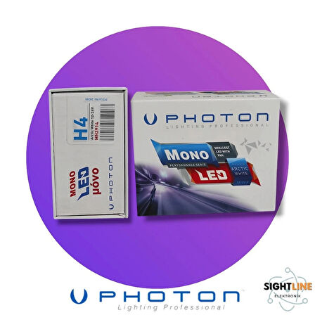 Photon Mono Yeni Seri H4 Beyaz Led Xenon 14000 Lümen 6500 Kelvin (Sağ-Sol) Takım MN2914