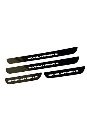 EVOLUTION PLEKSİ KAPI EŞİĞİ PİANO BLACK 4 PARÇA