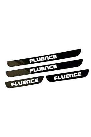 FLUENCE PLEKSİ KAPI EŞİĞİ PİANO BLACK 4 PARÇA