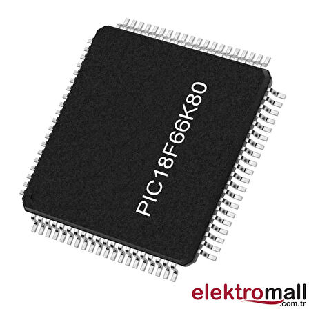 PIC18F66K80-I/PT 8-Bit SMD Mikroişlemci