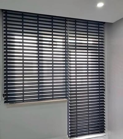 Pİcasso Shadow Kumaş Jaluzi Perde, Alüminyum Kasalı Yüksek Kaliteli - Antrasit W0033PCS