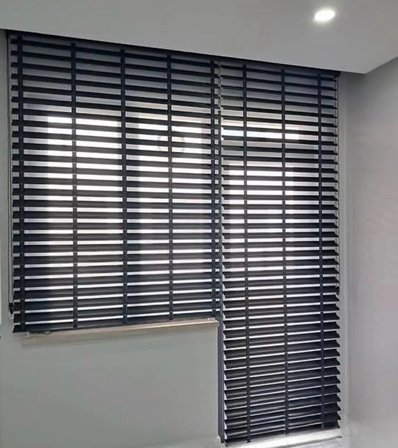 Pİcasso Shadow Kumaş Jaluzi Perde, Alüminyum Kasalı Yüksek Kaliteli - Antrasit W0033PCS