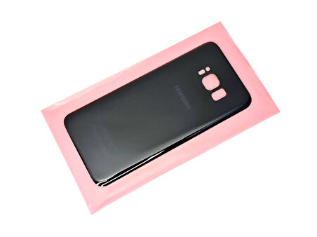 Tkgz Samsung Galaxy S8 Arka Pil Batarya Kapağı + PİL (CAM) SİYAH