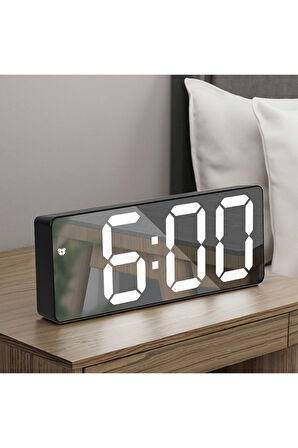Dijital Masa Saati – Alarm Erteleme, Gece Modu ve Ses Kontrollü Akıllı LED Saat