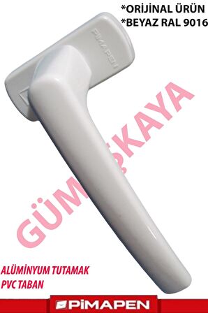 3 ADET-Pimapen® Marka Pencere Kolu (BEYAZ)