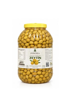Ayvalık Cinsi İri Taneli El Kırması Yeşil Zeytin 5 Kg
