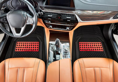 MERCEDES GLC SUV 2018  MODEL UYUMLU SİYAH- KIRMIZI RENK  PREMİUM OTO PASPAS SETİ