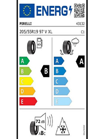 Pirelli 205/55R19 97V XL Cinturato A/S Sf 3 M+S 3P Oto 4 Mevsim Lastiği (Üretim Yılı: 2025)