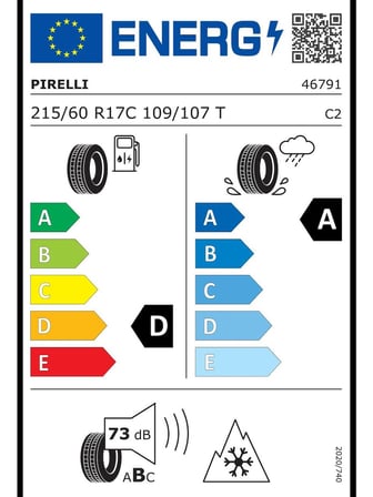 Pirelli 215/60R17C 109/107T Winter Carrier M+S 