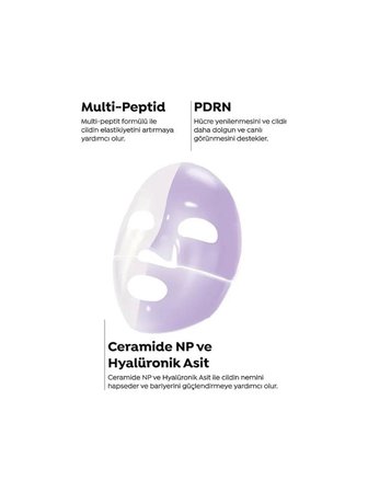 Dermal Pirinç ve Peptid Glow Nemlendirici Onarıcı Eriyen Maske Seti Kore Maske Seti 34 gr.