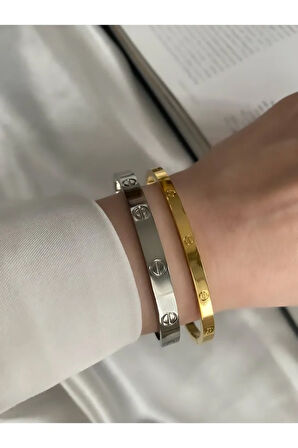 Marka Model Carti Çelik Kararmaz Bileklik