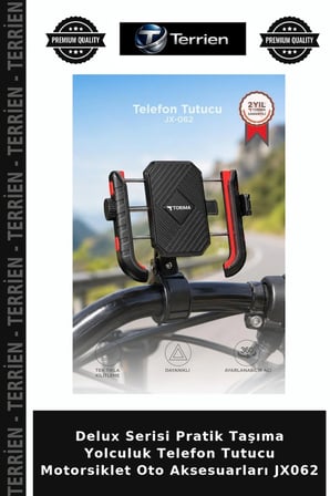 Delux Serisi Pratik Taşıma Yolculuk Telefon Tutucu Motorsiklet Oto Aksesuarları JX062