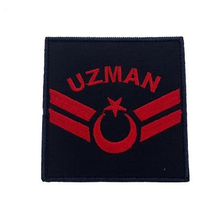 Premium Kumaş Rozet Resmi Armalar Giyim Aksesuar RÜTBE ASAYİŞ (MİNİ MODEL YAZILI) NAKIŞ