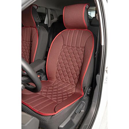 
Peugeot 407 Lüx Oto Koltuk Minderi Ön 2'li Set ELEGANCE Serisi KIRMIZI