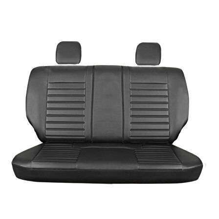 Chevrolet Captiva Lüx Deri OTO KOLTUK KILIFI Ön Arka Takım Set Orjinal SİYAH