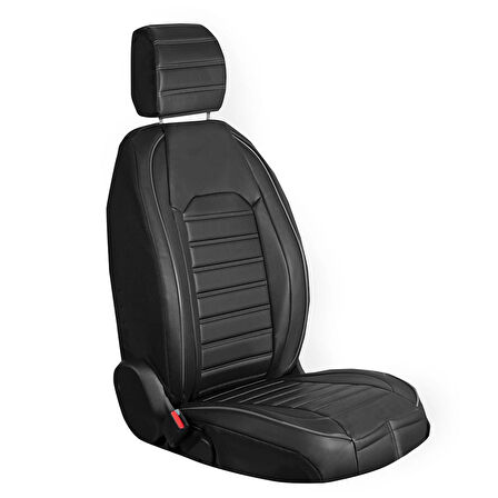 Chevrolet Captiva Lüx Deri OTO KOLTUK KILIFI Ön Arka Takım Set Orjinal SİYAH